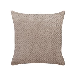 Zestaw 2 poduszek dekoracyjnych SURMI Sztuczne futro 45 x 45 cm Jasnobrązowy Jednolity Zestaw 2 poduszek dekoracyjnych SURMI Sztuczne futro 45 x 45 cm Jasnobrązowy Jednolity