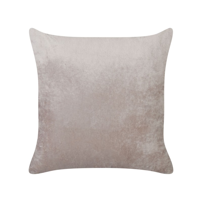 Zestaw 2 poduszek dekoracyjnych SURMI Sztuczne futro 45 x 45 cm Jasnobrązowy Jednolity Zestaw 2 poduszek dekoracyjnych SURMI Sztuczne futro 45 x 45 cm Jasnobrązowy Jednolity
