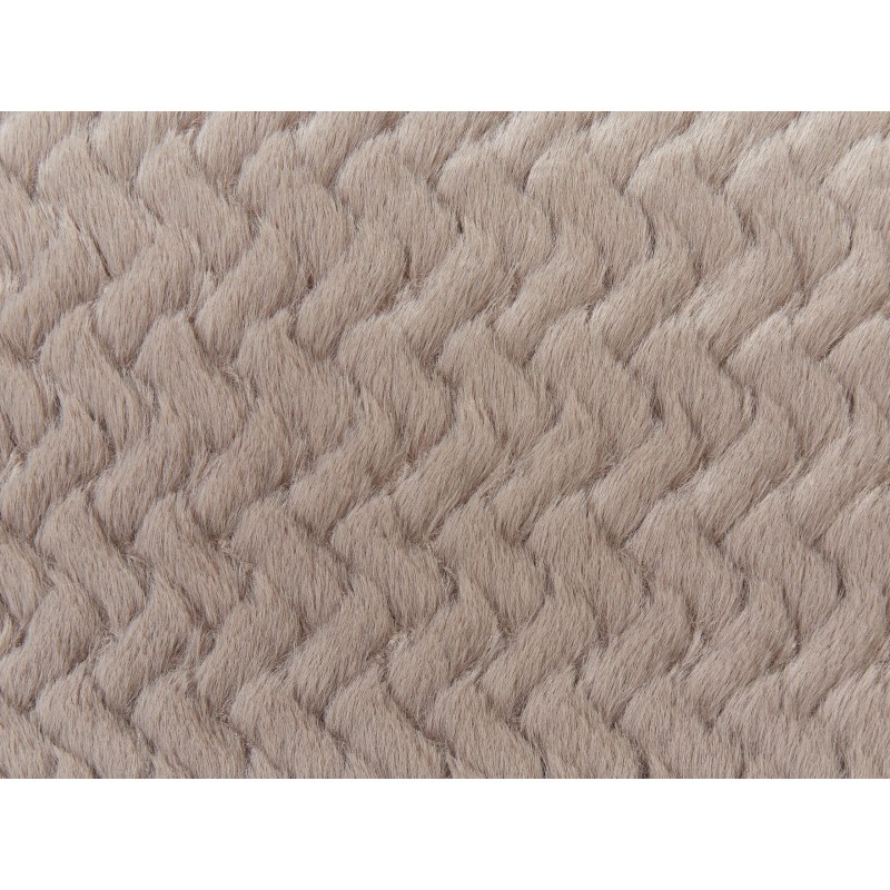 Zestaw 2 poduszek dekoracyjnych SURMI Sztuczne futro 45 x 45 cm Jasnobrązowy Jednolity Zestaw 2 poduszek dekoracyjnych SURMI Sztuczne futro 45 x 45 cm Jasnobrązowy Jednolity