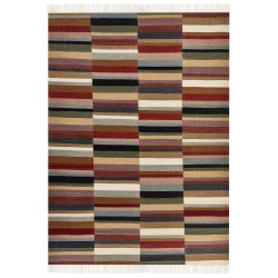 Dywan wełniany kilim 200 x 300 cm wielokolorowy MUSALER Dywan wełniany kilim 200 x 300 cm wielokolorowy MUSALER