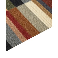 Dywan wełniany kilim 200 x 300 cm wielokolorowy MUSALER Dywan wełniany kilim 200 x 300 cm wielokolorowy MUSALER