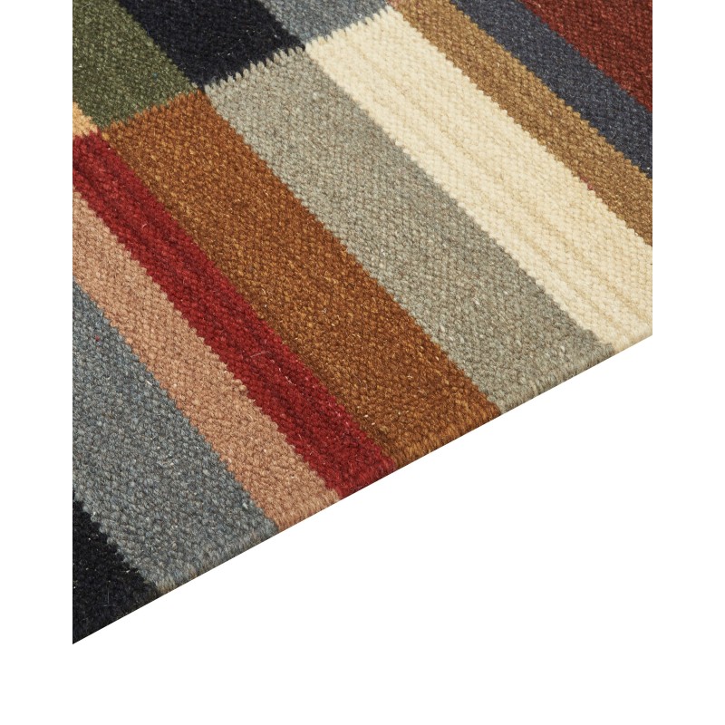 Dywan wełniany kilim 200 x 300 cm wielokolorowy MUSALER Dywan wełniany kilim 200 x 300 cm wielokolorowy MUSALER