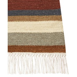 Dywan wełniany kilim 200 x 300 cm wielokolorowy MUSALER Dywan wełniany kilim 200 x 300 cm wielokolorowy MUSALER