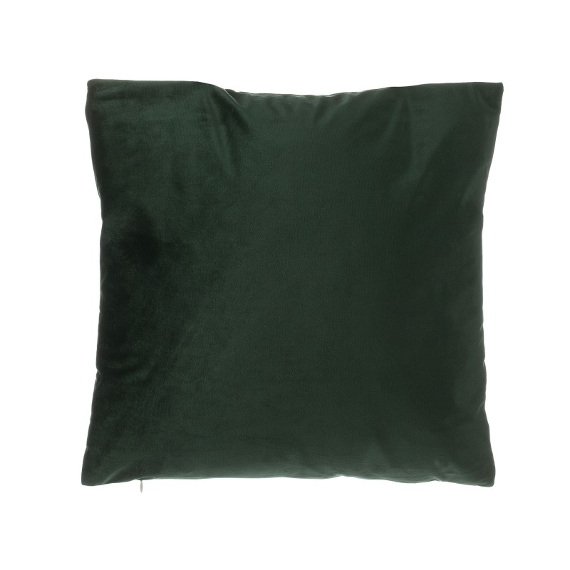 Zestaw 2 poduszek dekoracyjnych FERN Welur 45 x 45 cm Ciemnozielony Wzór roślinny Zestaw 2 poduszek dekoracyjnych FERN Welur 45 x 45 cm Ciemnozielony Wzór roślinny