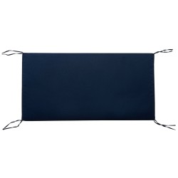 Ławka ogrodowa z poduchą BALTIC 121 cm Drewno akacjowe Biały Ławka ogrodowa z poduchą BALTIC 121 cm Drewno akacjowe Biały
