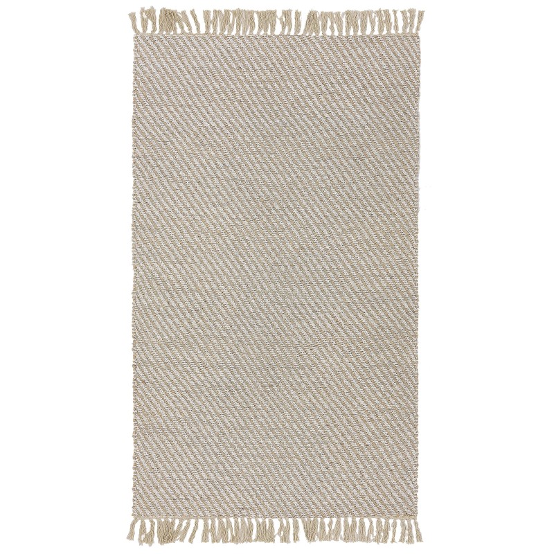Dywan z juty 80 x 150 cm beżowy ALADAG Dywan z juty 80 x 150 cm beżowy ALADAG