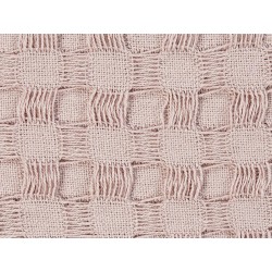 Narzuta na łóżko BERE Bawełna 150 x 200 cm Pastelowy róż Narzuta na łóżko BERE Bawełna 150 x 200 cm Pastelowy róż
