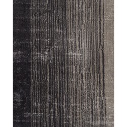 Dywan wiskozowy 200 x 200 cm czarno-szary ERCIS Dywan wiskozowy 200 x 200 cm czarno-szary ERCIS