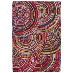 Dywan bawełniany 160 x 230 cm wielokolorowy KOZAN Dywan bawełniany 160 x 230 cm wielokolorowy KOZAN