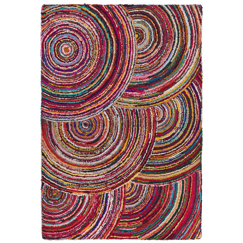 Dywan bawełniany 160 x 230 cm wielokolorowy KOZAN Dywan bawełniany 160 x 230 cm wielokolorowy KOZAN