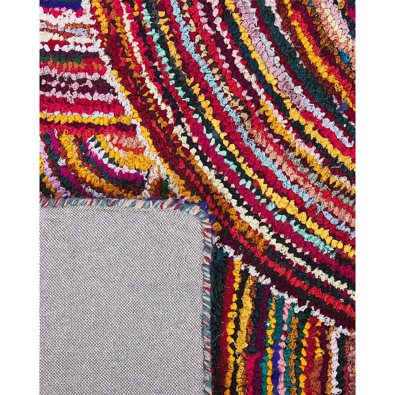 Dywan bawełniany 160 x 230 cm wielokolorowy KOZAN Dywan bawełniany 160 x 230 cm wielokolorowy KOZAN