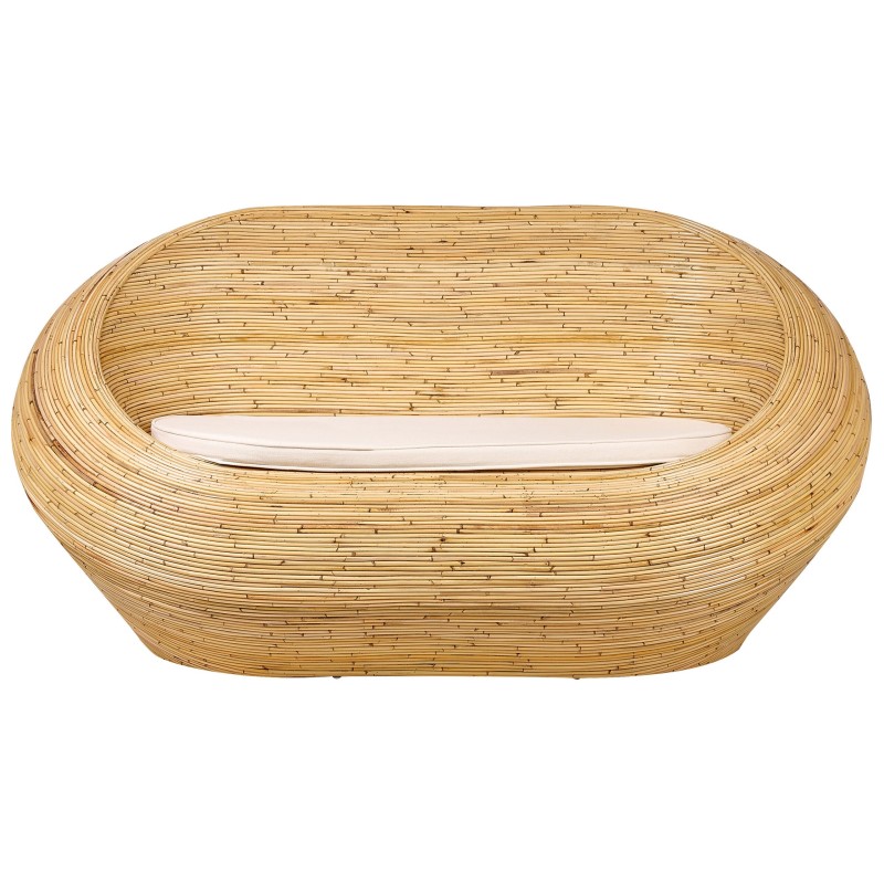 Sofa ogrodowa rattanowa naturalna MAIORI Sofa ogrodowa rattanowa naturalna MAIORI