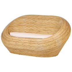 Sofa ogrodowa rattanowa naturalna MAIORI Sofa ogrodowa rattanowa naturalna MAIORI