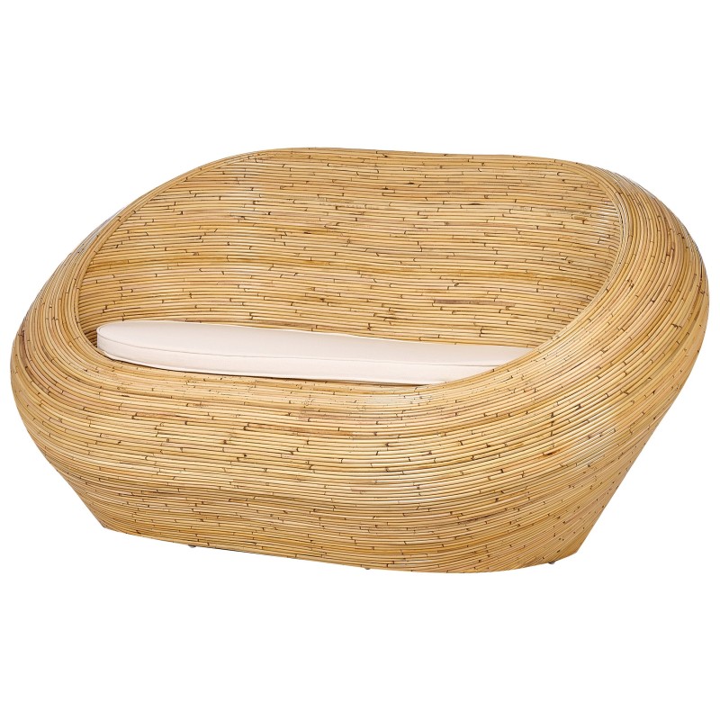 Sofa ogrodowa rattanowa naturalna MAIORI Sofa ogrodowa rattanowa naturalna MAIORI