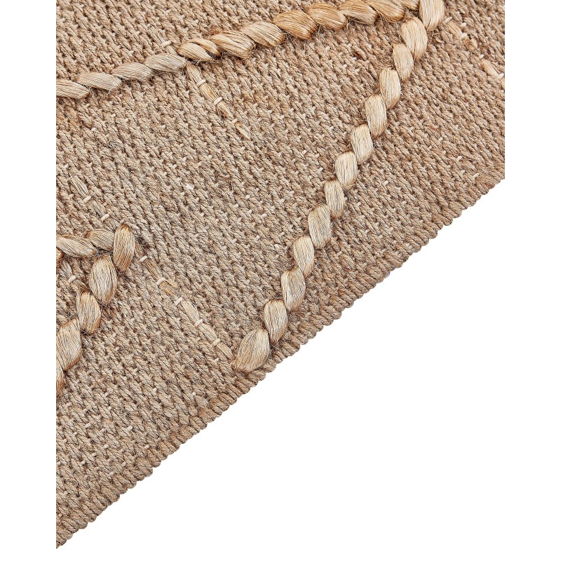 Dywan z juty 80 x 150 cm beżowy DADAY Dywan z juty 80 x 150 cm beżowy DADAY
