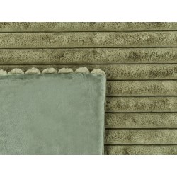 Narzuta na łóżko RAKYA Sztuczne futro 200 x 220 cm Zielony Narzuta na łóżko RAKYA Sztuczne futro 200 x 220 cm Zielony