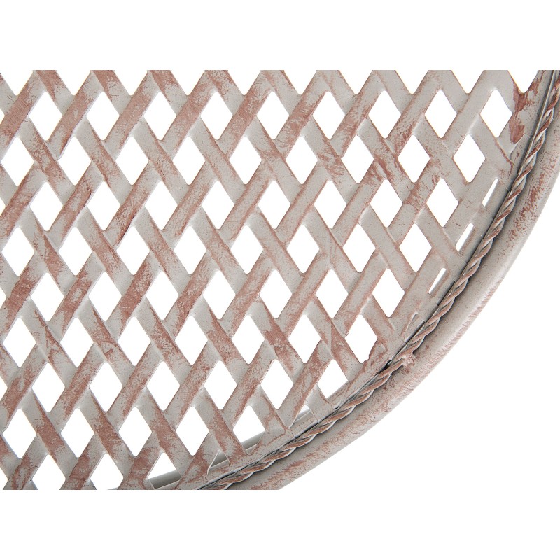 Stolik bistro CILENTO 71 cm 71 cm Metal Szary Stolik bistro CILENTO 71 cm 71 cm Metal Szary