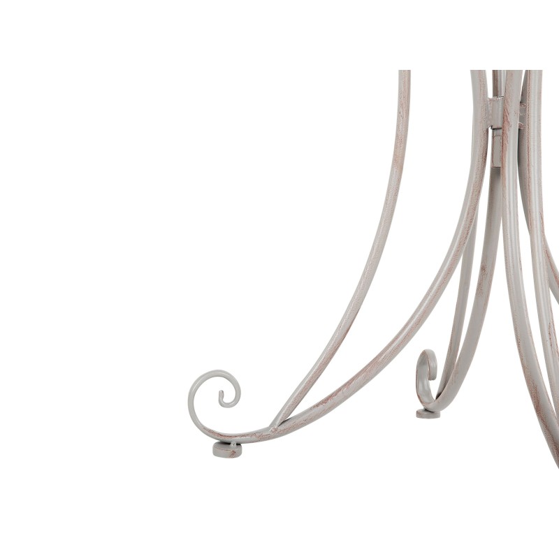 Stolik bistro CILENTO 71 cm 71 cm Metal Szary Stolik bistro CILENTO 71 cm 71 cm Metal Szary