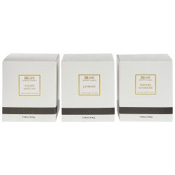 Zestaw 3 świeczek zapachowych METALLIC GLAMOUR Wosk sojowy Nuty słodkie Zestaw 3 świeczek zapachowych METALLIC GLAMOUR Wosk sojowy Nuty słodkie