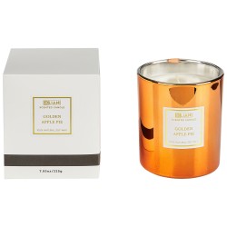 Zestaw 3 świeczek zapachowych METALLIC GLAMOUR Wosk sojowy Nuty słodkie Zestaw 3 świeczek zapachowych METALLIC GLAMOUR Wosk sojowy Nuty słodkie