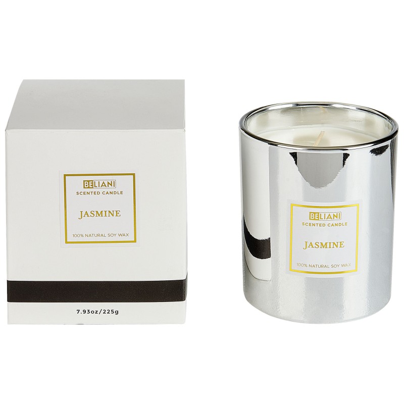 Zestaw 3 świeczek zapachowych METALLIC GLAMOUR Wosk sojowy Nuty słodkie Zestaw 3 świeczek zapachowych METALLIC GLAMOUR Wosk sojowy Nuty słodkie