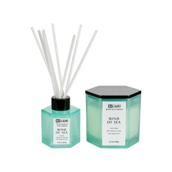 Świeczka zapachowa z patyczkami zapachowymi CLASSY TINT Wosk sojowy Świeże nuty