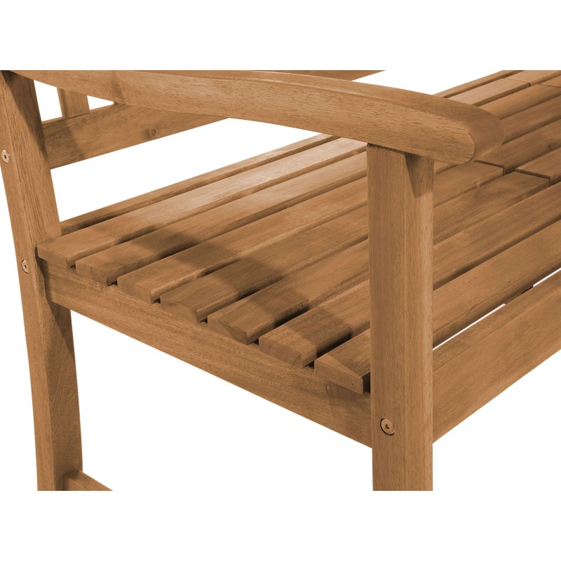Ławka ogrodowa HILO 150 cm Drewno akacjowe Brązowy Ławka ogrodowa HILO 150 cm Drewno akacjowe Brązowy