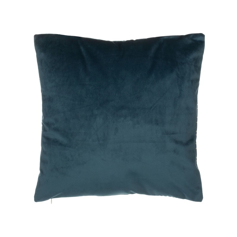 Zestaw 2 poduszek dekoracyjnych FREESIA Welur 45 x 45 cm Lazurowy Wzór roślinny Zestaw 2 poduszek dekoracyjnych FREESIA Welur 45 x 45 cm Lazurowy Wzór roślinny