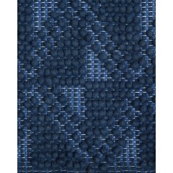 Dywan wełniany 140 x 200 cm niebieski SAVRAN Dywan wełniany 140 x 200 cm niebieski SAVRAN