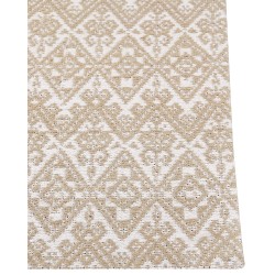 Dywan z juty 160 x 230 cm beżowy ATIMA Dywan z juty 160 x 230 cm beżowy ATIMA