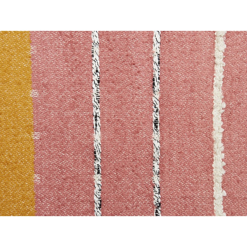 Koc NAIKHU Bawełna 130 x 170 cm Jasnoczerwony Koc NAIKHU Bawełna 130 x 170 cm Jasnoczerwony