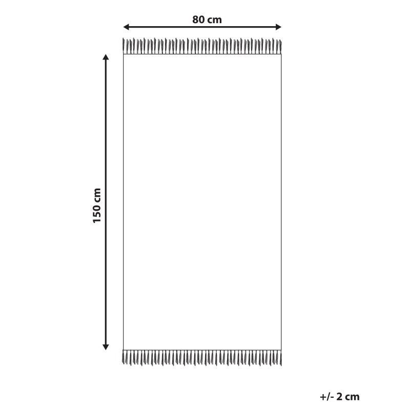Dywan z juty 80 x 150 cm musztardowy LUNIA Dywan z juty 80 x 150 cm musztardowy LUNIA