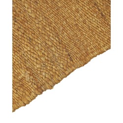 Dywan z juty 80 x 150 cm musztardowy LUNIA Dywan z juty 80 x 150 cm musztardowy LUNIA