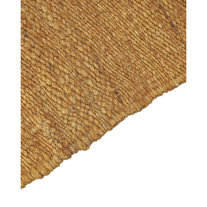 Dywan z juty 80 x 150 cm musztardowy LUNIA Dywan z juty 80 x 150 cm musztardowy LUNIA