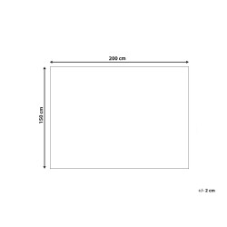 Koc LIQUORICE 150 x 200 cm Czerwony Koc LIQUORICE 150 x 200 cm Czerwony