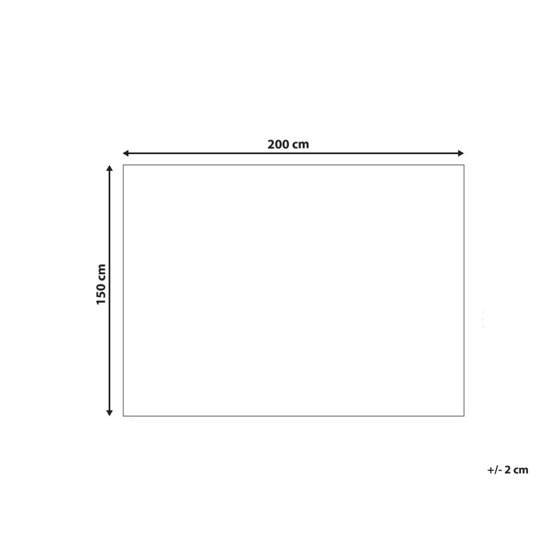 Koc LIQUORICE 150 x 200 cm Czerwony Koc LIQUORICE 150 x 200 cm Czerwony