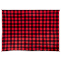Koc LIQUORICE 150 x 200 cm Czerwony Koc LIQUORICE 150 x 200 cm Czerwony