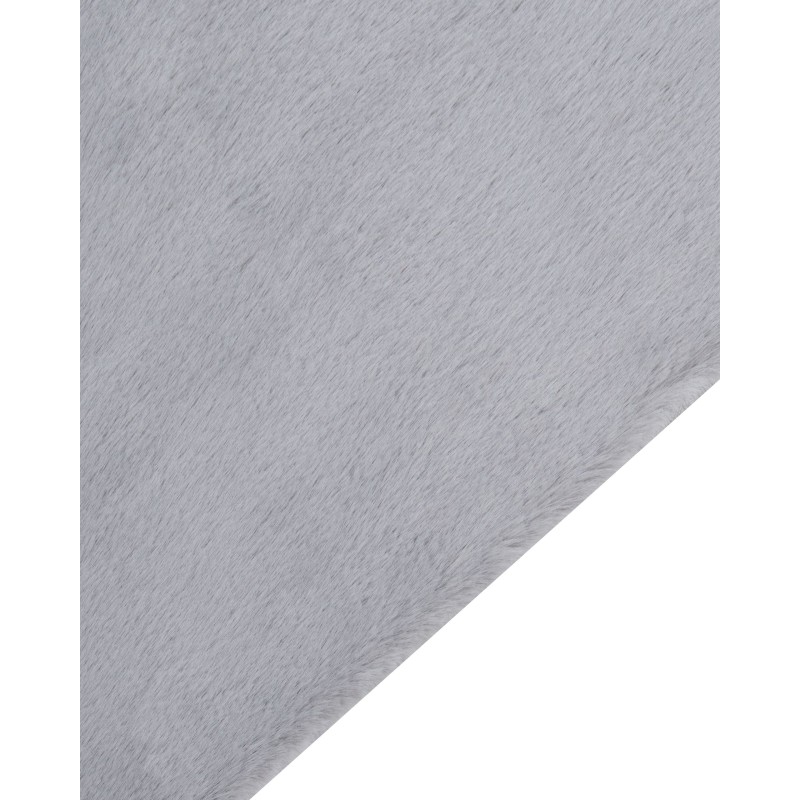Dywan sztuczne futro królika 160 x 230 cm szary MIRPUR Dywan sztuczne futro królika 160 x 230 cm szary MIRPUR