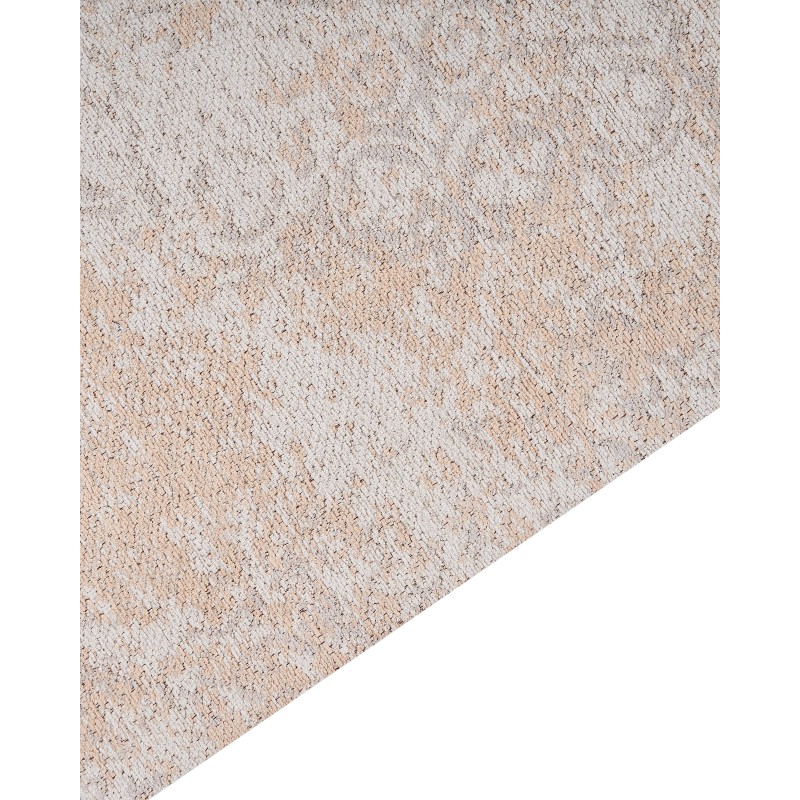 Dywan bawełniany 80 x 300 cm beżowy BEYKOZ Dywan bawełniany 80 x 300 cm beżowy BEYKOZ