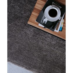 Dywan shaggy 80 x 150 cm ciemnoszary DEMRE Dywan shaggy 80 x 150 cm ciemnoszary DEMRE