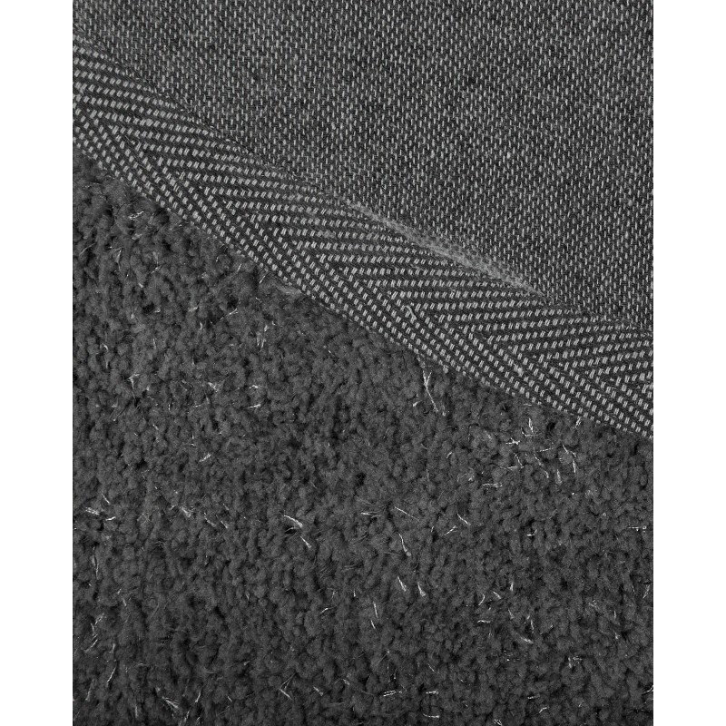 Dywan shaggy 80 x 150 cm ciemnoszary DEMRE Dywan shaggy 80 x 150 cm ciemnoszary DEMRE