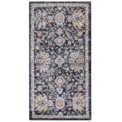 Dywan 80 x 150 cm niebiesko-beżowy MALISHKA Dywan 80 x 150 cm niebiesko-beżowy MALISHKA