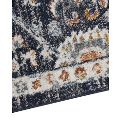 Dywan 80 x 150 cm niebiesko-beżowy MALISHKA Dywan 80 x 150 cm niebiesko-beżowy MALISHKA