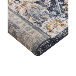 Dywan 80 x 150 cm niebiesko-beżowy MALISHKA Dywan 80 x 150 cm niebiesko-beżowy MALISHKA