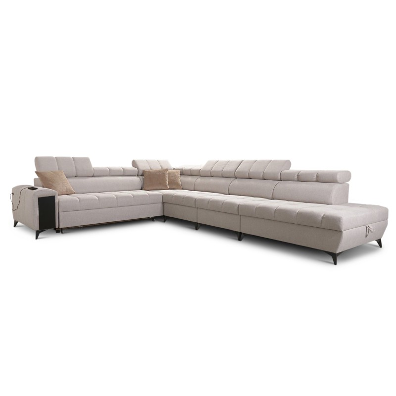 Ecksofa Venna XII mit Schlaffunktion und USB-Anschluss - Eleganz und Funktionalität in einem! Ecksofa Venna XII mit Schlaffunktion und USB-Anschluss - Eleganz und Funktionalität in einem!