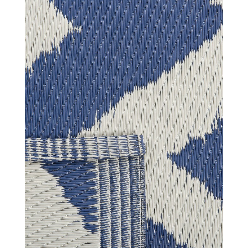 Dywan zewnętrzny 120 x 180 cm granatowy SIRSA Dywan zewnętrzny 120 x 180 cm granatowy SIRSA