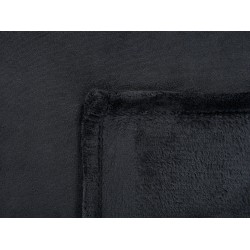 Koc BAYBURT 200 x 220 cm Czarny Koc BAYBURT 200 x 220 cm Czarny