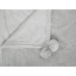 Koc SAITLER 200 x 220 cm Jasnoszary Koc SAITLER 200 x 220 cm Jasnoszary