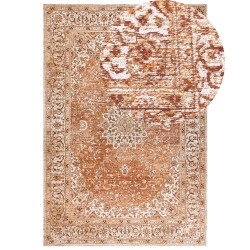 Dywan bawełniany 160 x 230 cm pomarańczowy HAYAT