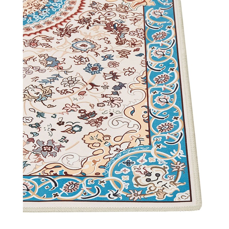 Dywan 60 x 200 cm beżowo-niebieski GORDES Dywan 60 x 200 cm beżowo-niebieski GORDES
